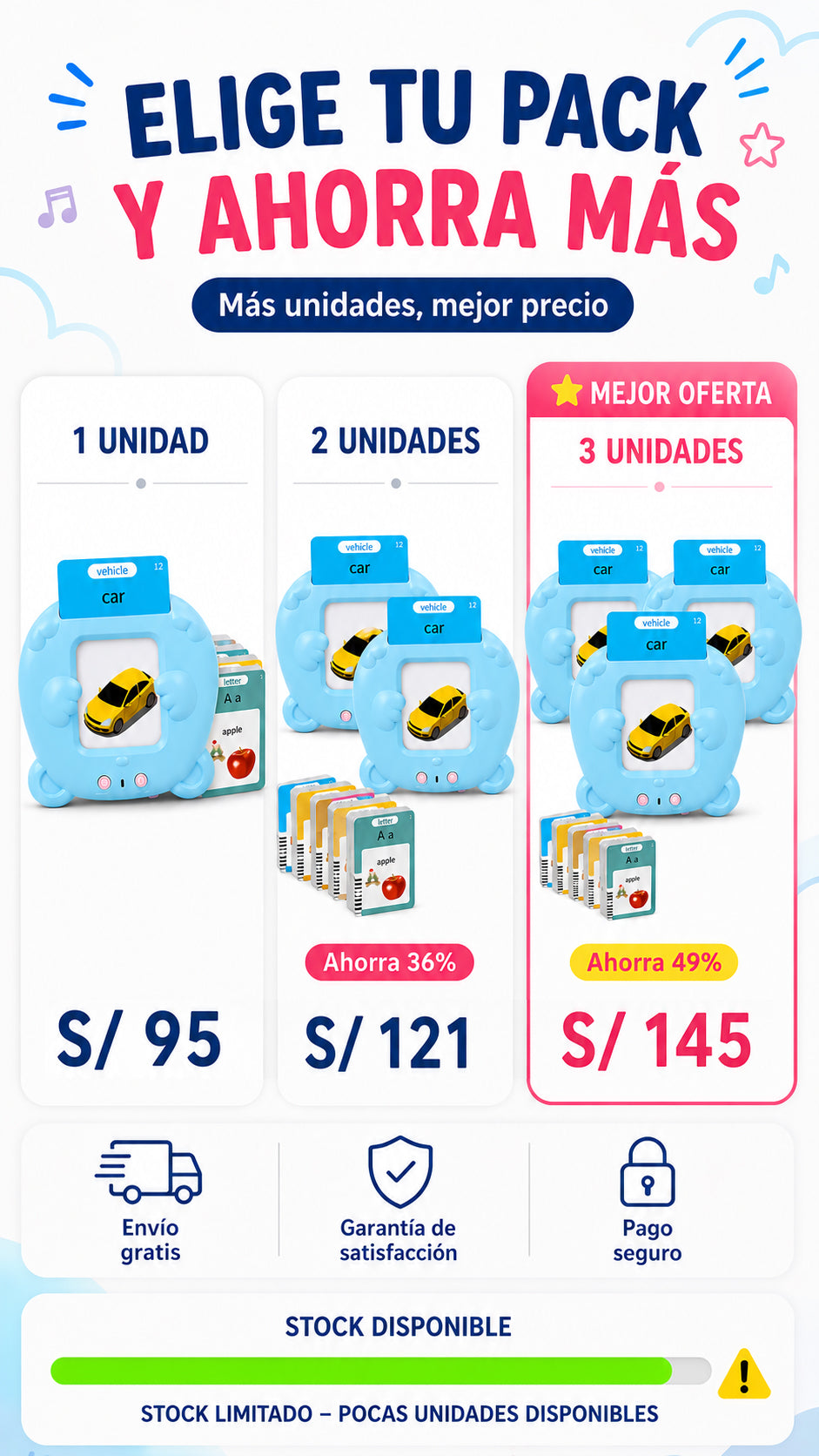 TARJETAS INTERACTIVAS AUDIBLES BILINGUE