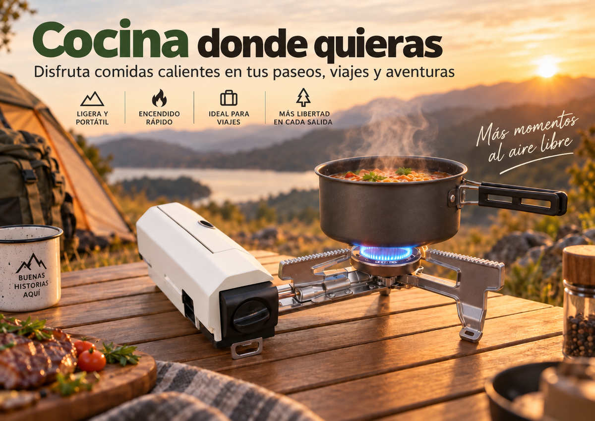 COCINA PORTATIL A GAS – Cocina Donde Quieras