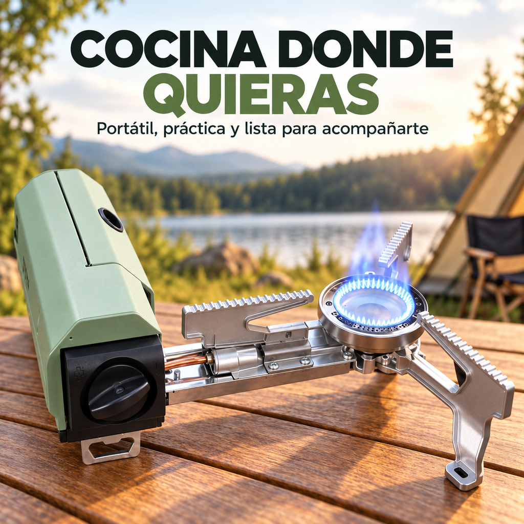 COCINA PORTATIL A GAS – Cocina Donde Quieras