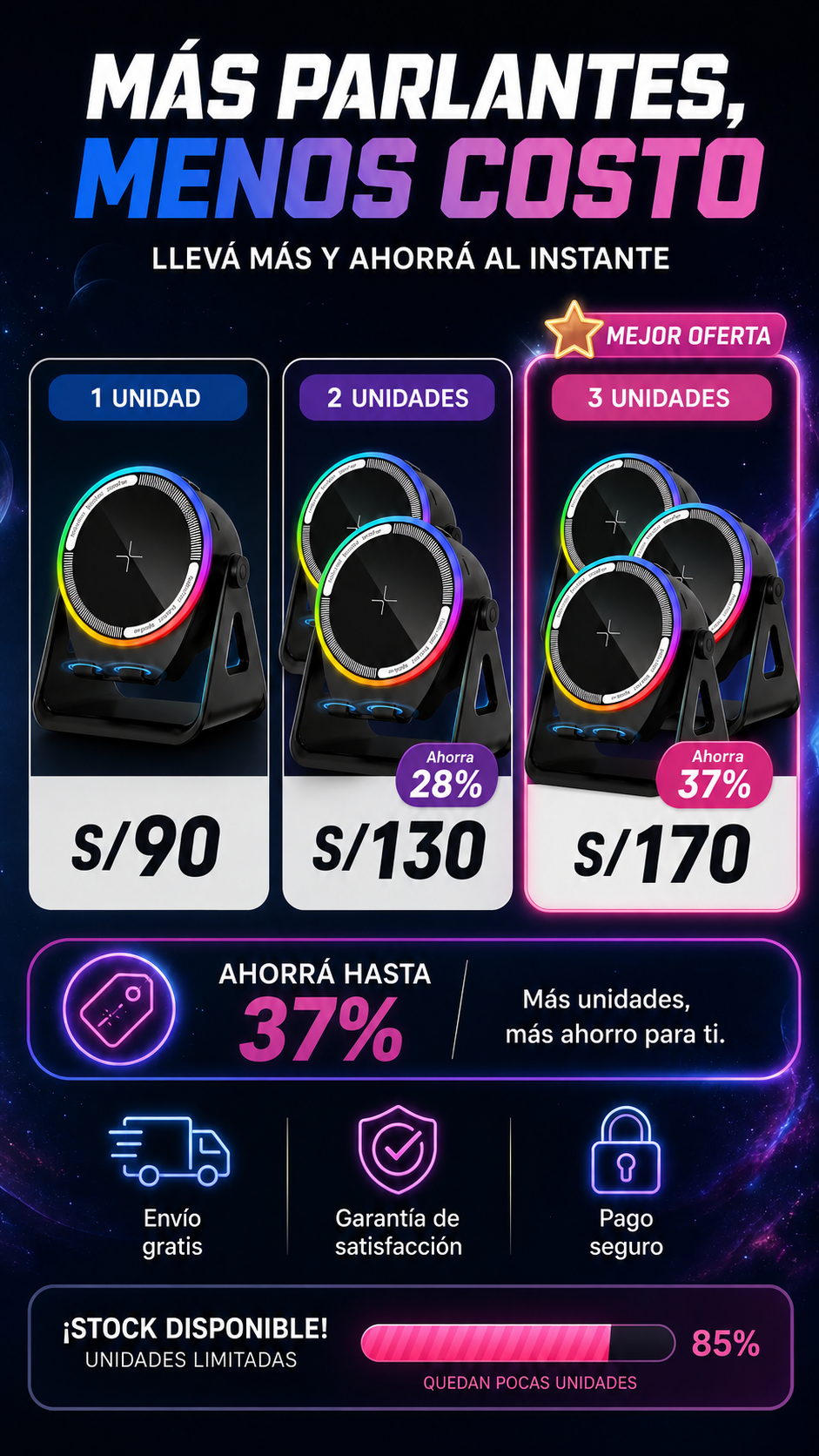 PARLANTE DE INDUCCIÓN