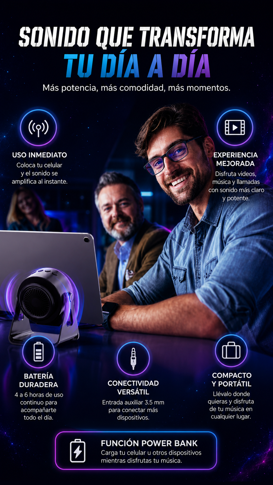 PARLANTE DE INDUCCIÓN