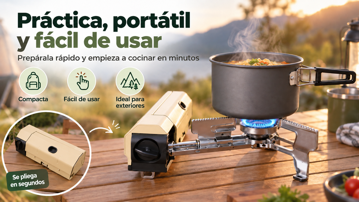 COCINA PORTATIL A GAS – Cocina Donde Quieras