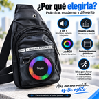 MOCHILA CON PARLANTE RGB 2 EN 1