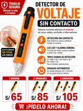 DETECTOR DE VOLTAJE SIN CONTACTO, bajo voltaje de 50V a 1000V, alarma LED audibles y clip de bolsillo